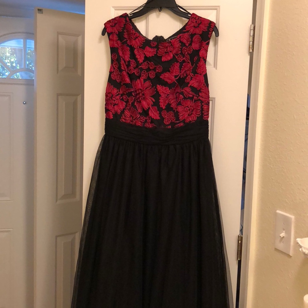 Elegant Embroidered Evening Gown